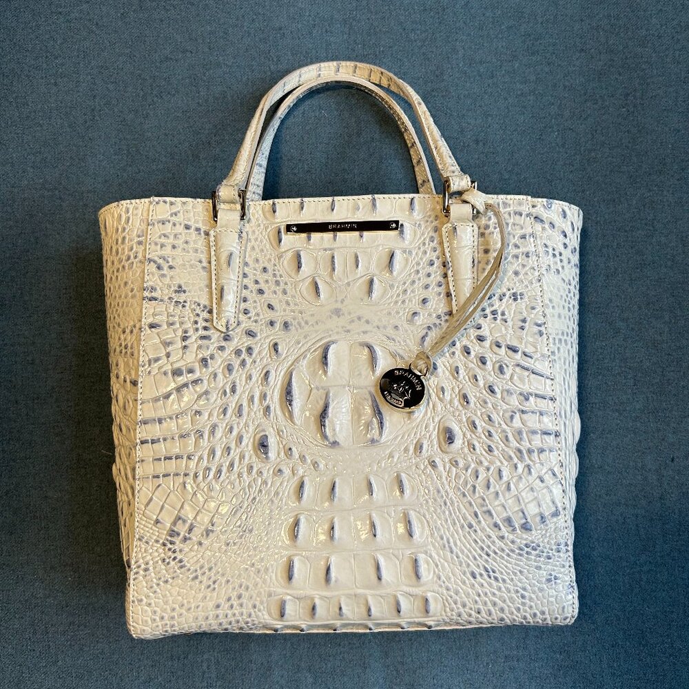 Brahmin Harrison Carry-All Tote in Stonewash Melbourne